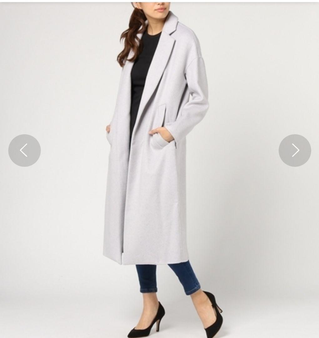 Dia grande様✨エンフォルド チェスターコート バイカラー ライトグレー