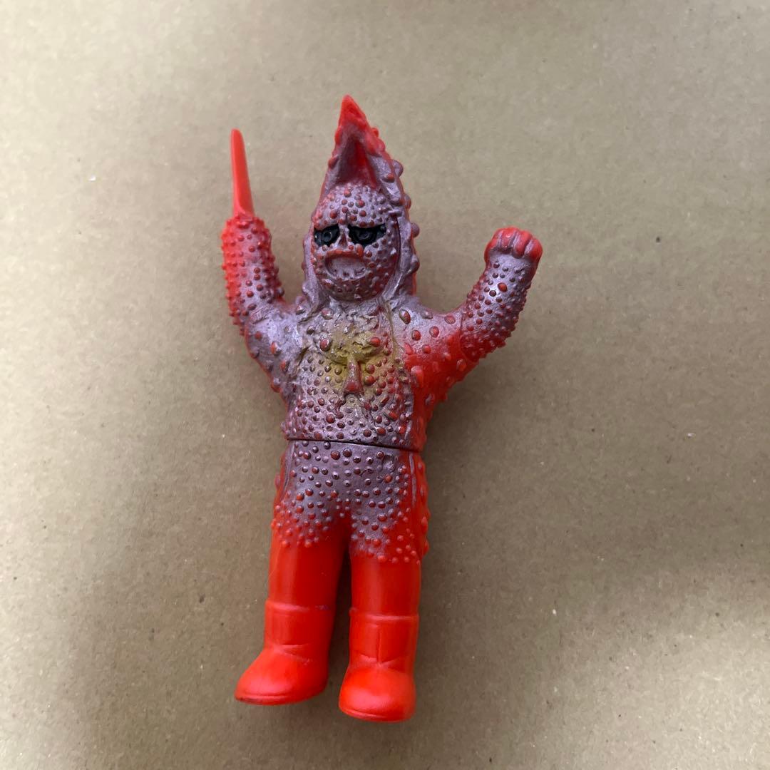 ⚠️レア　仮面ライダーV3 ポピー　カミソリヒトデ　 ミニミニソフビ　当時物