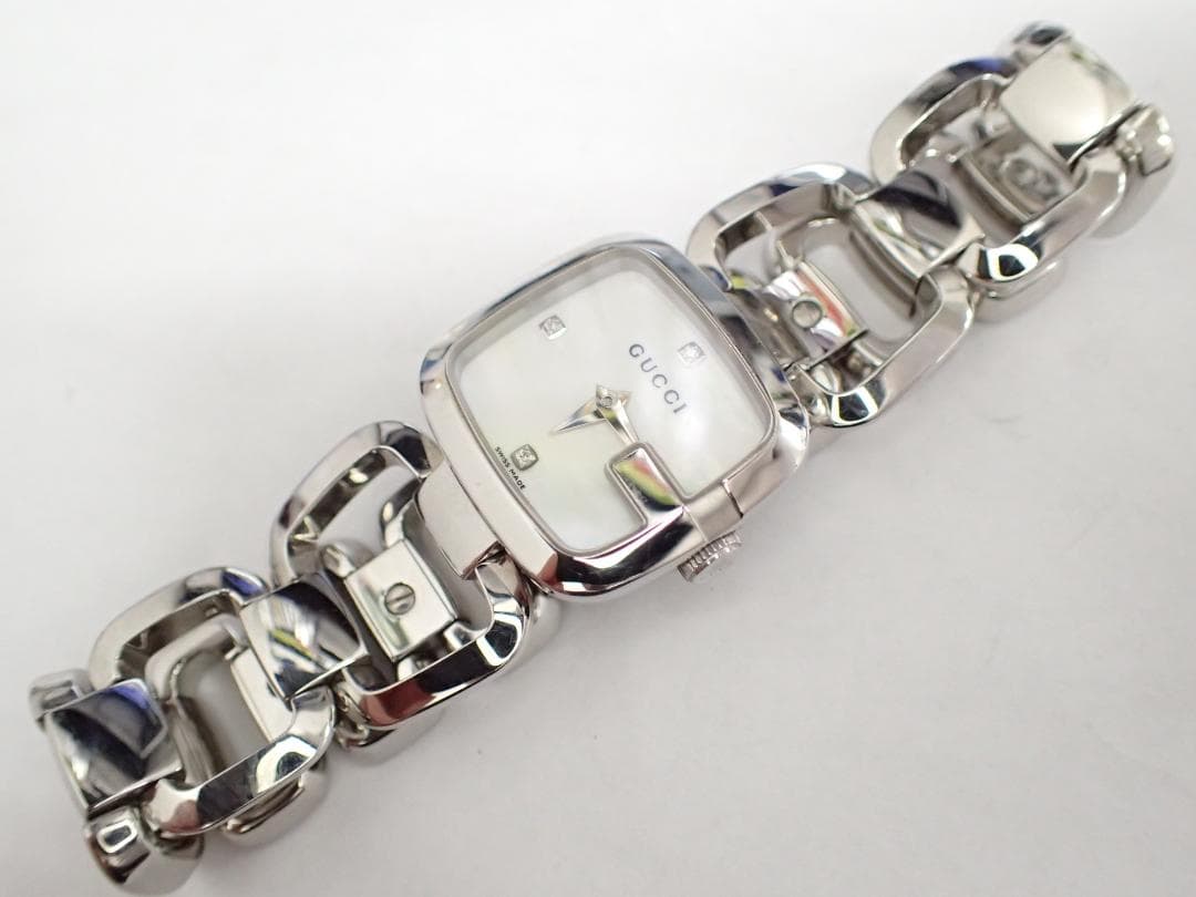 グッチ 125.5 Gコレクション シェル文字盤 腕時計