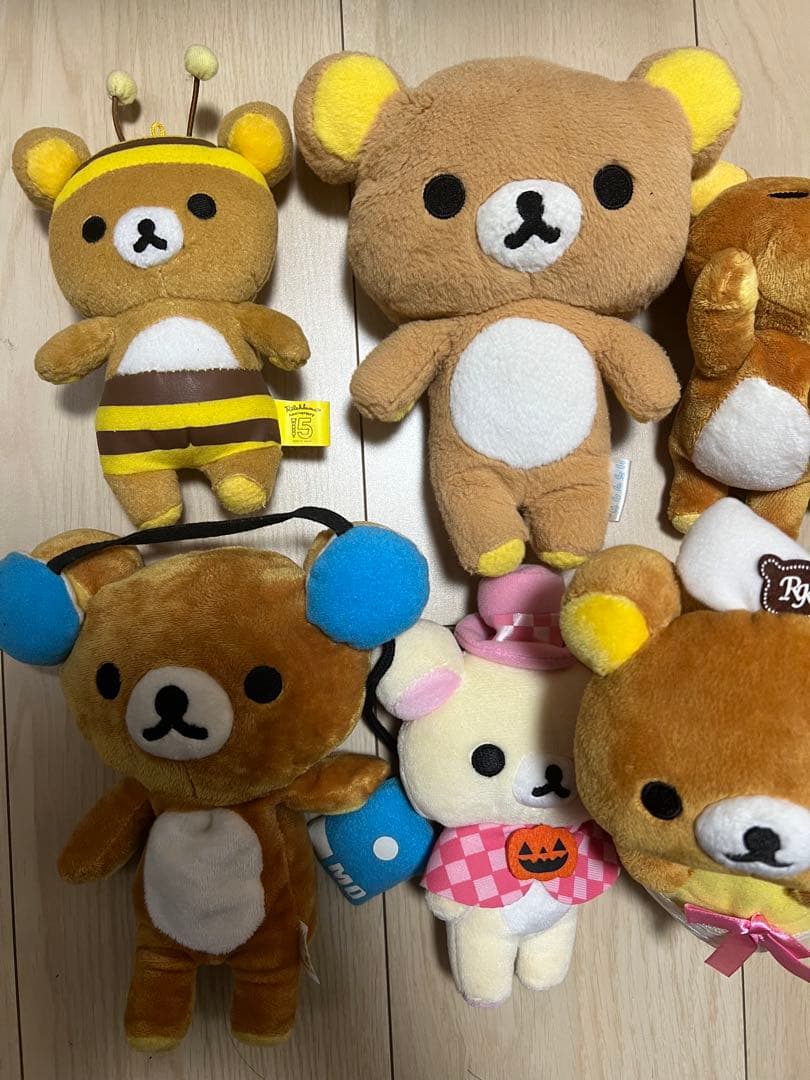 リラックマ　コリラックマ　キイロイトリ　ぬいぐるみ　マスコット　12点セット