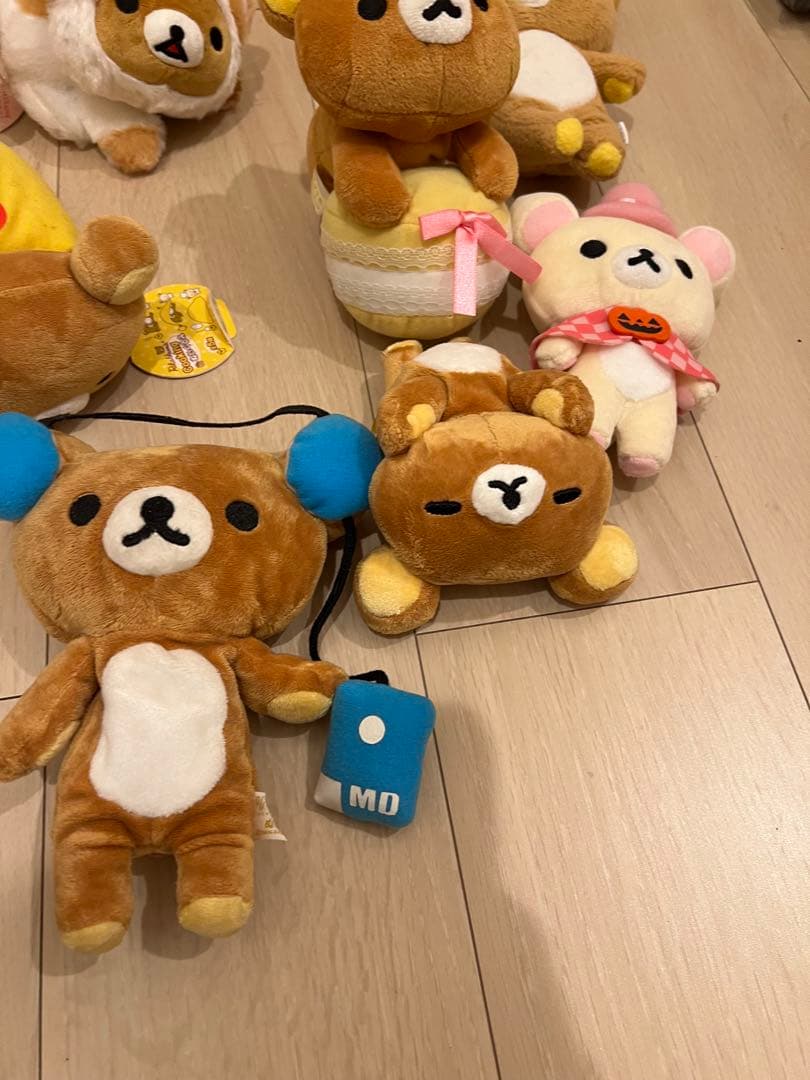 リラックマ　コリラックマ　キイロイトリ　ぬいぐるみ　マスコット　12点セット