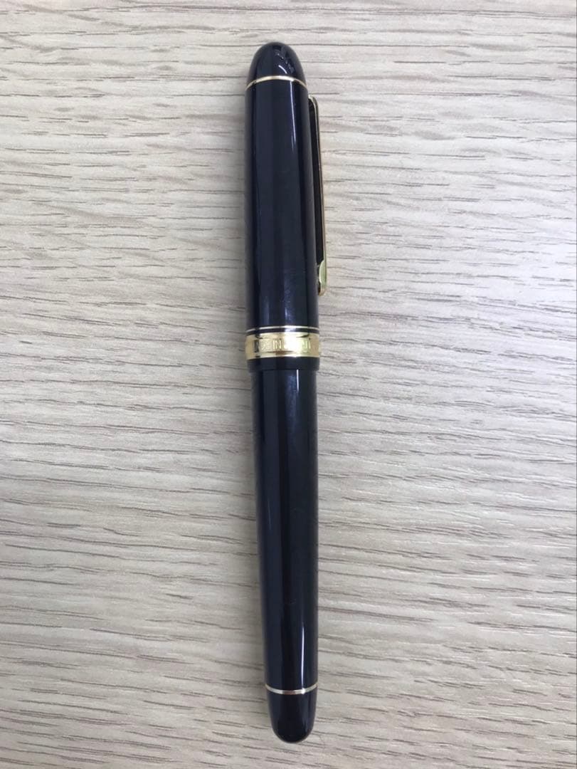 K14ペン先の黒い万年筆 2本セット