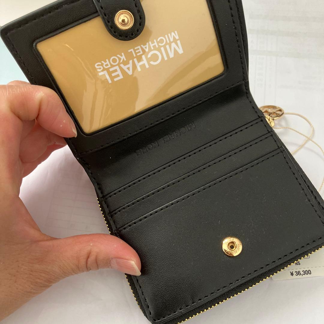 MICHAEL KORS JET SET TRAVEL 二つ折り財布 ブラック