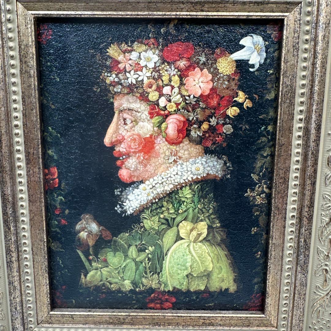 ジョゼッペ・アルチンボルド•ジュゼッペの春　1573年作品　ルーブル美術館