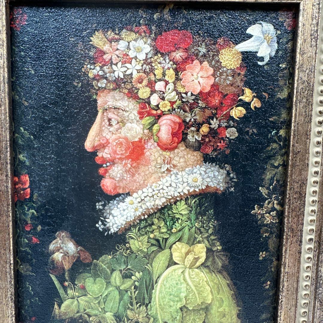 ジョゼッペ・アルチンボルド•ジュゼッペの春　1573年作品　ルーブル美術館