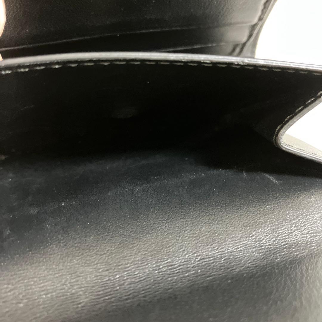 CELINE トリオンフ　三つ折り財布　ブラック