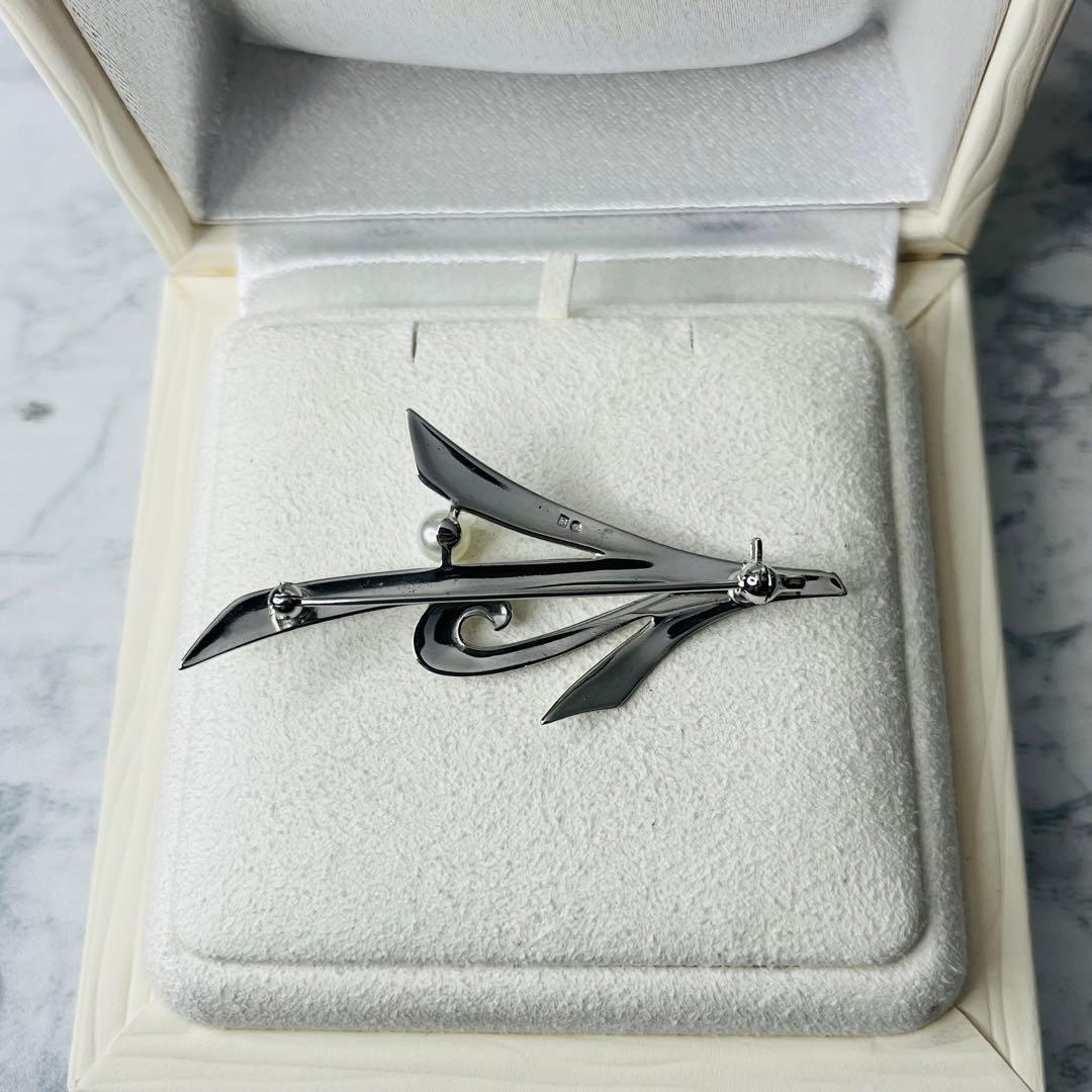 【未使用級】 MIKIMOTOパール ブローチ アコヤ真珠 皇室御用達ブランド