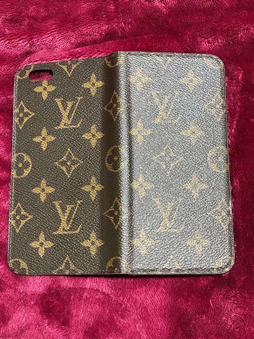 ルイヴィトン　モノグラム　iPhoneケース　フォリオ　正規品