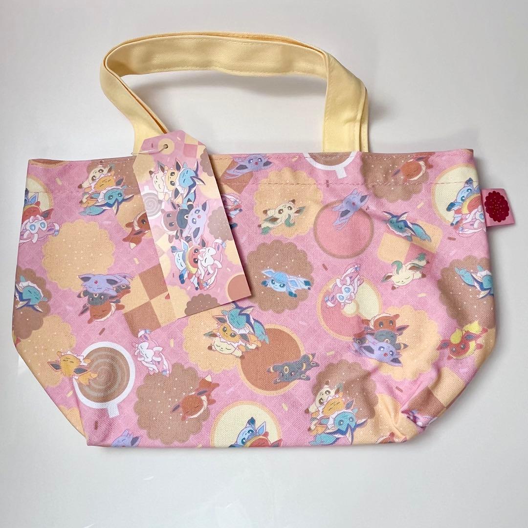 ポケモンセンター ミニトートバッグ くったりピカチュウ イーブイ ポッチャマ