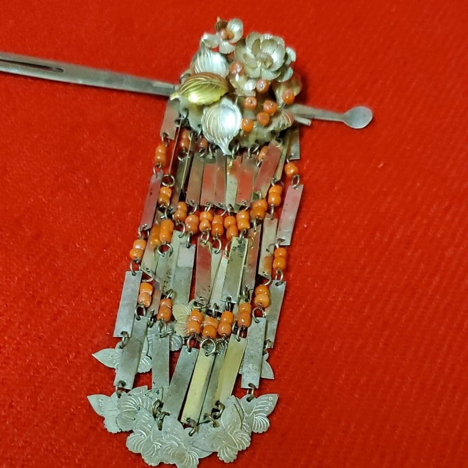 希少！レア！大振りビラ簪