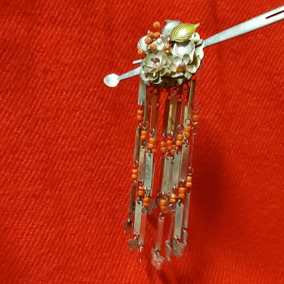 希少！レア！大振りビラ簪