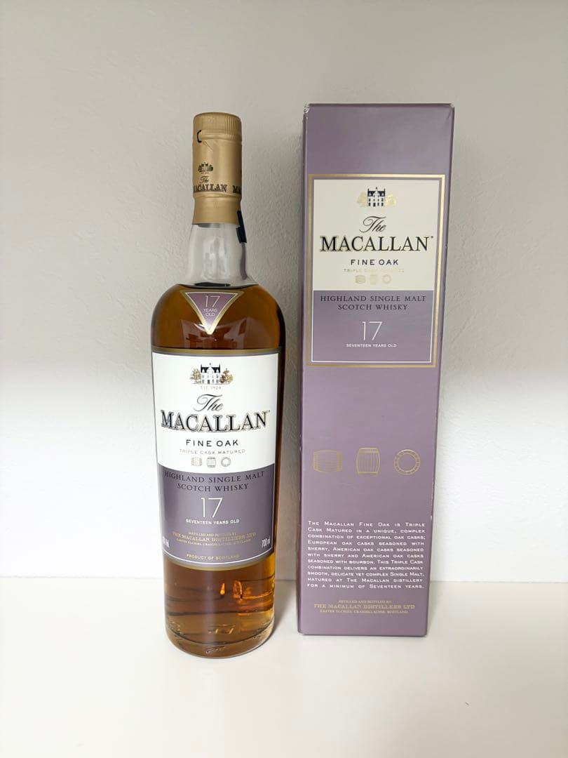 ザ・マッカラン 17年 ファインオーク 700ml 43% 正規品 箱 未開栓