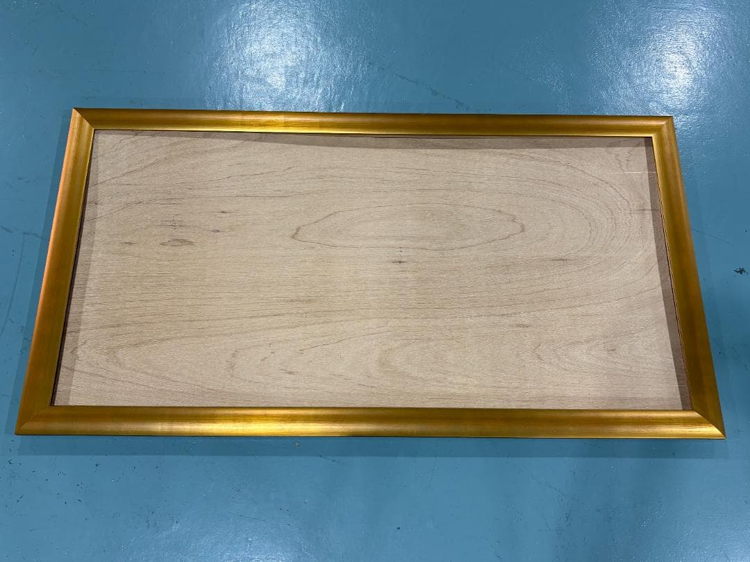 仮縁　油絵　ゴールド