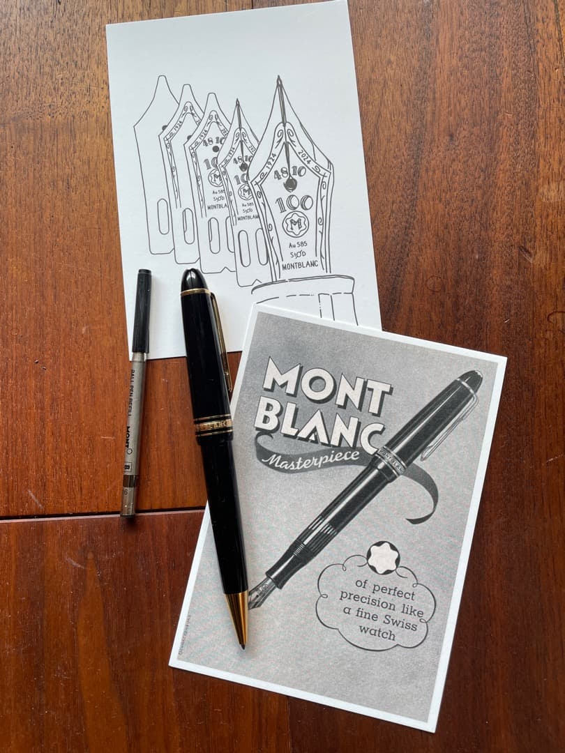 値下げ再々更新モンブランマイスターシュテュック ル・グラン ボールペンリフィル他