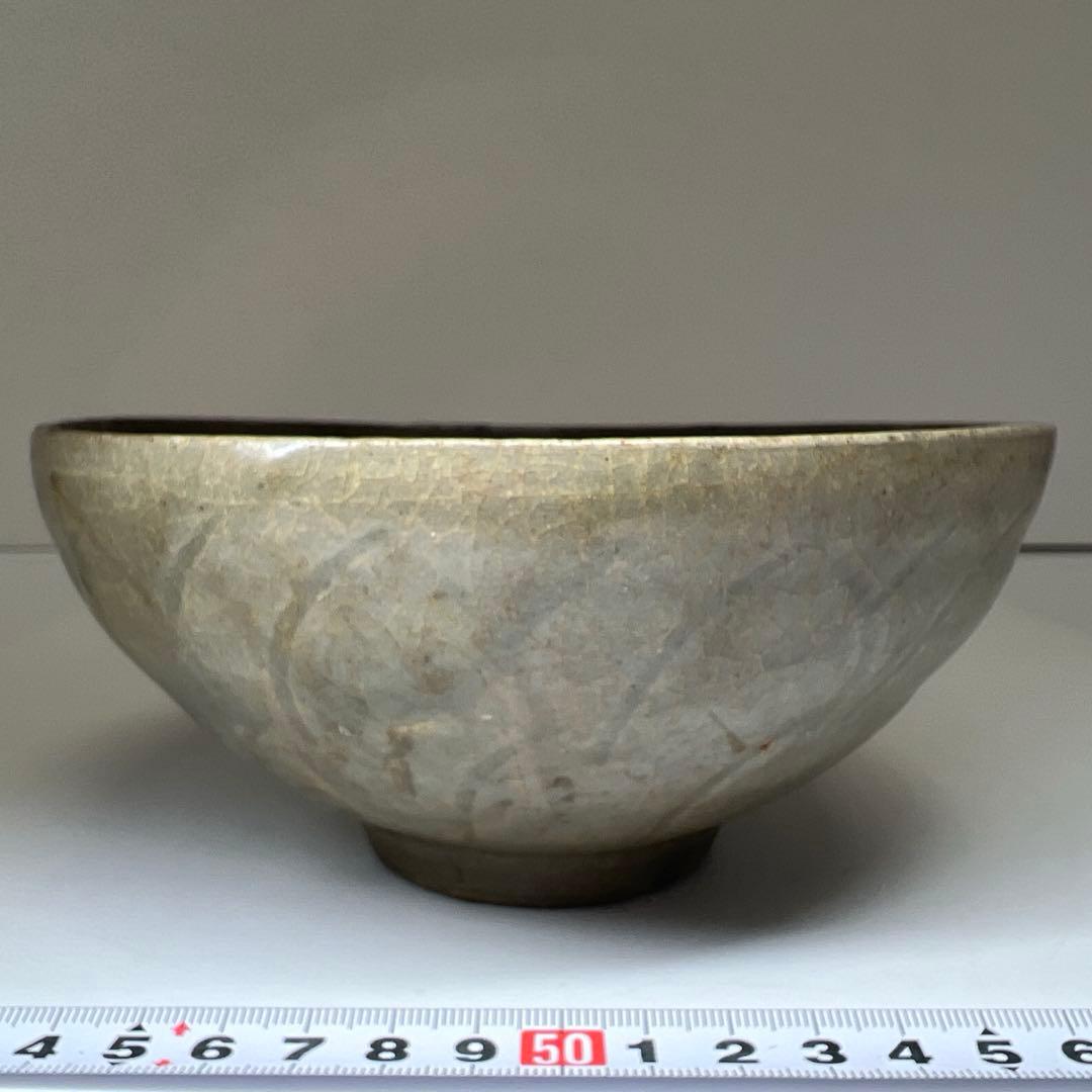 16世紀高麗青磁　蓮陽刻文鉢　口径16㎝　東Y7-1003☆2F