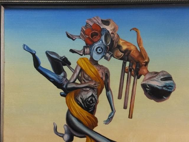 千田哲也『MONSTER SWEEPER type-LOAD』油彩 0603P