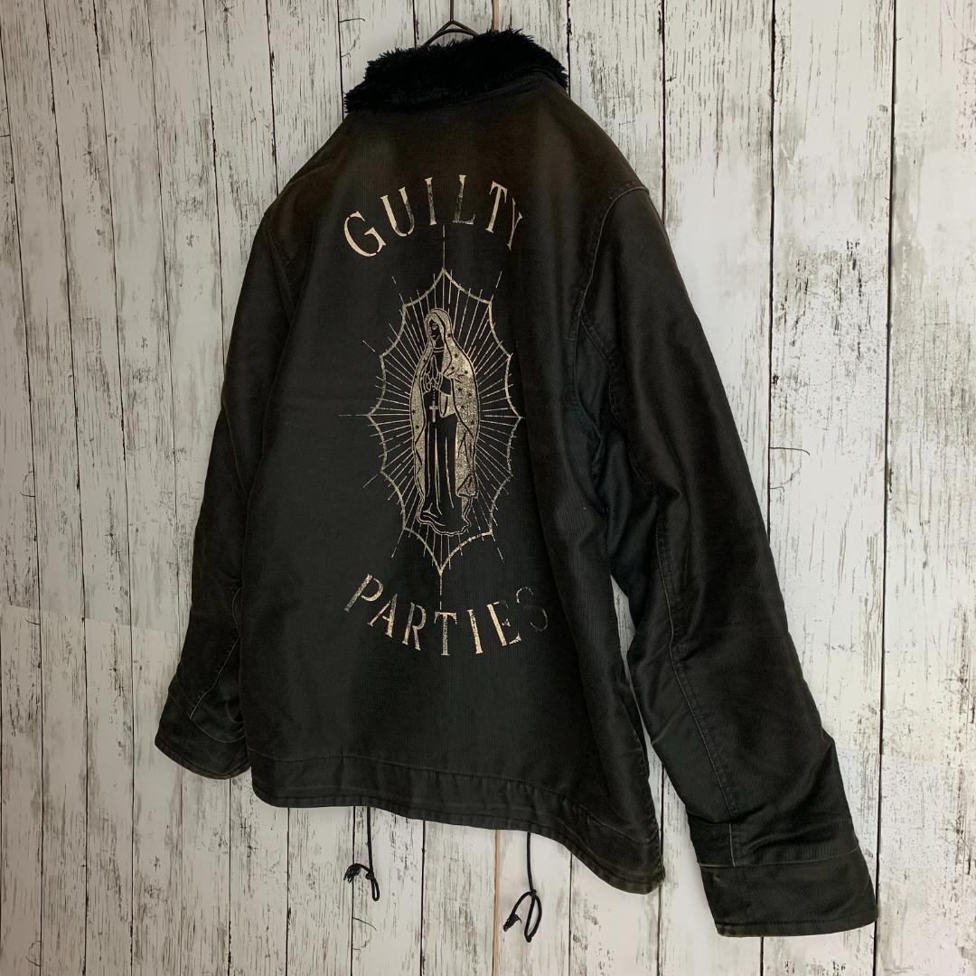 【激レア】ワコマリア☆マリアバックロゴ裏地ボア肉厚デッキジャケット/2918.