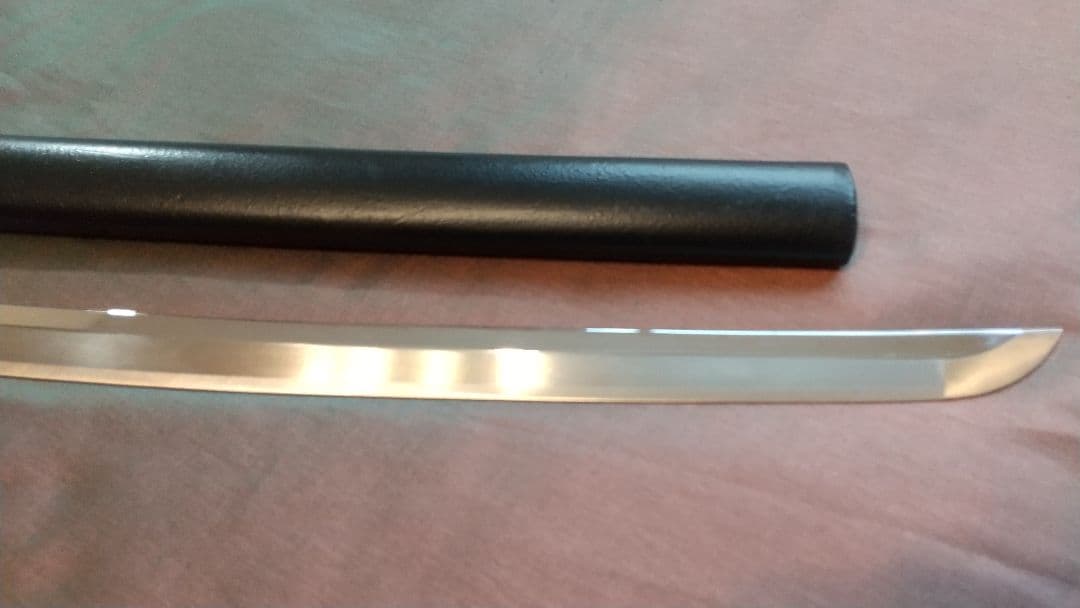 【直刃刃紋】模造刀 舞踊 模擬刀 拵え 喰出し鍔 刀剣 日本刀 刀