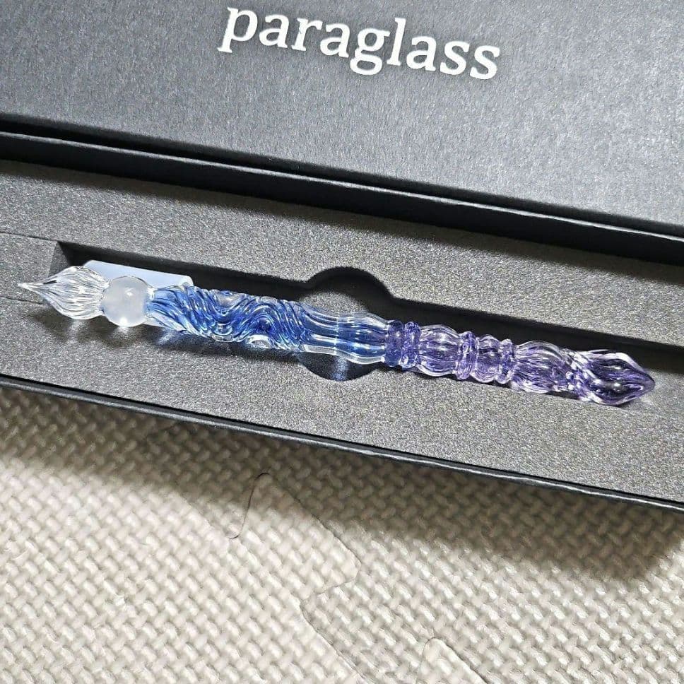 【試し書きのみ】 paraglass ガラスペン ロイヤルガラスペン 24文具博