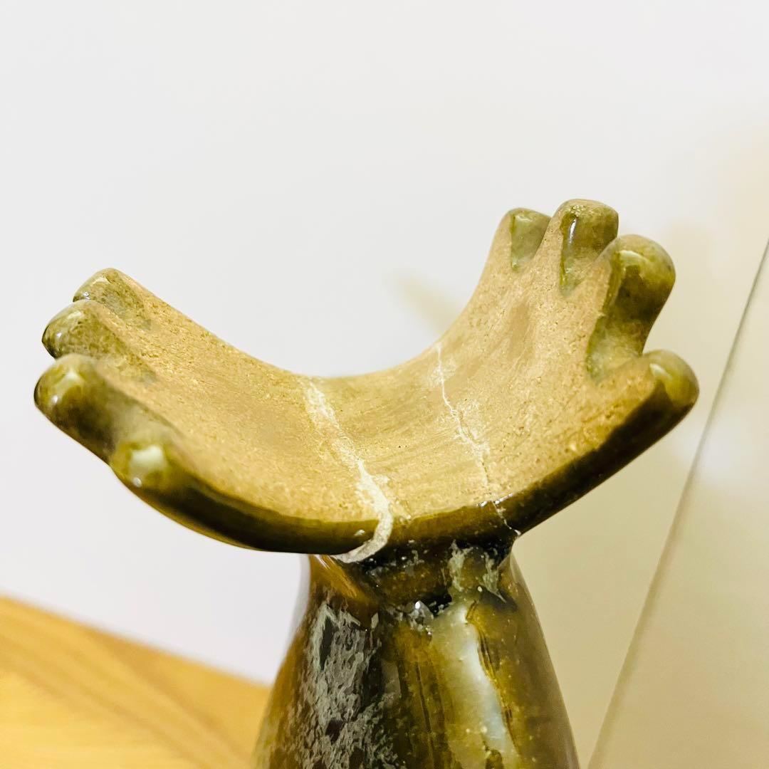 【リサラーソン/STORA ZOO/ヘラジカ】北欧/大きな動物園/修復済