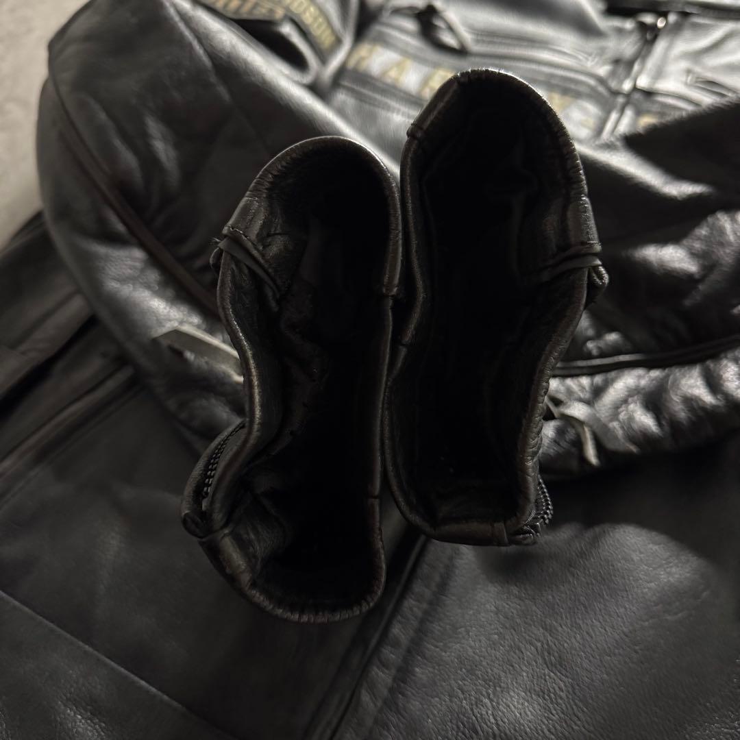 【希少品】harley-davidson L ライダースジャケット　牛革　黒