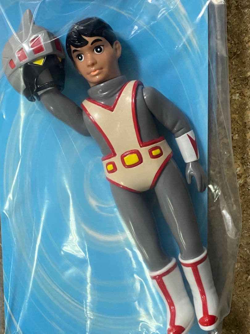 新版シルバー仮面　面取れソフビ 25cm