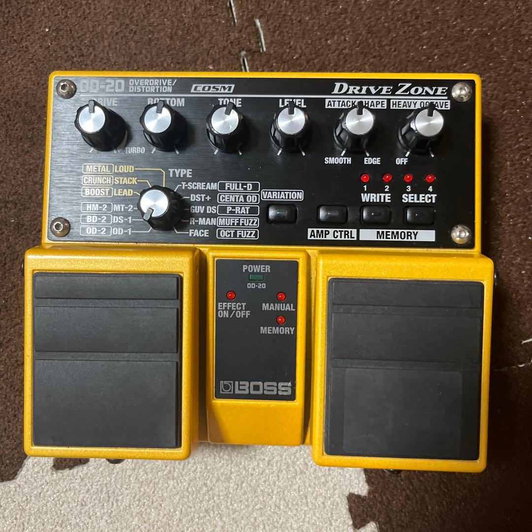 【マリンゴールド】BOSS OD-20 オーバードライブ/ディストーション
