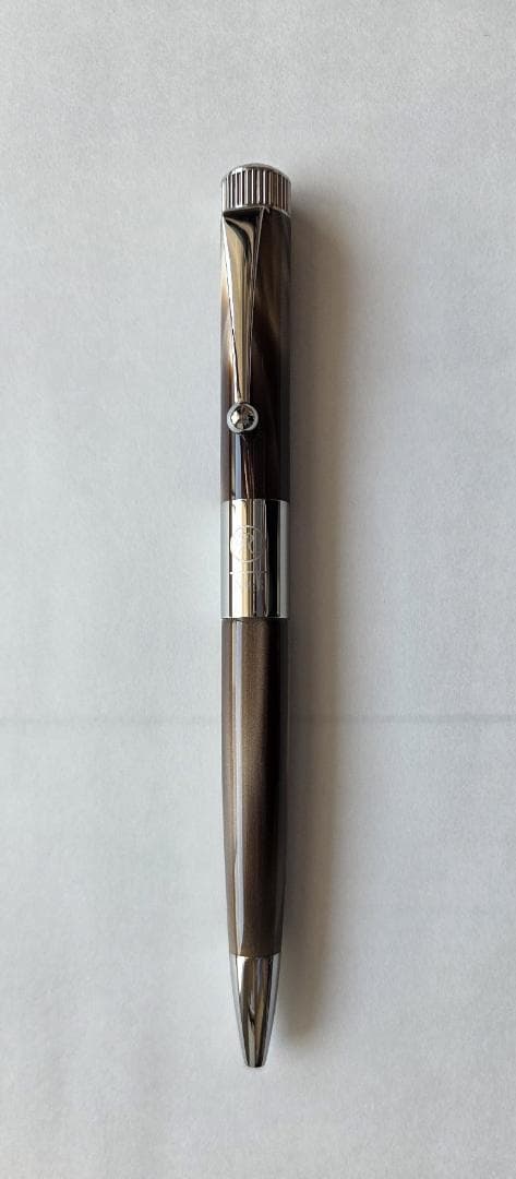 伊東屋 ROMEO No.3 ボールペン 細軸 イタリアングレー