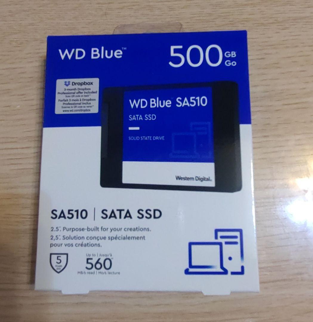 新品未使用品 WD Blue SA510 500GB SATA SSD