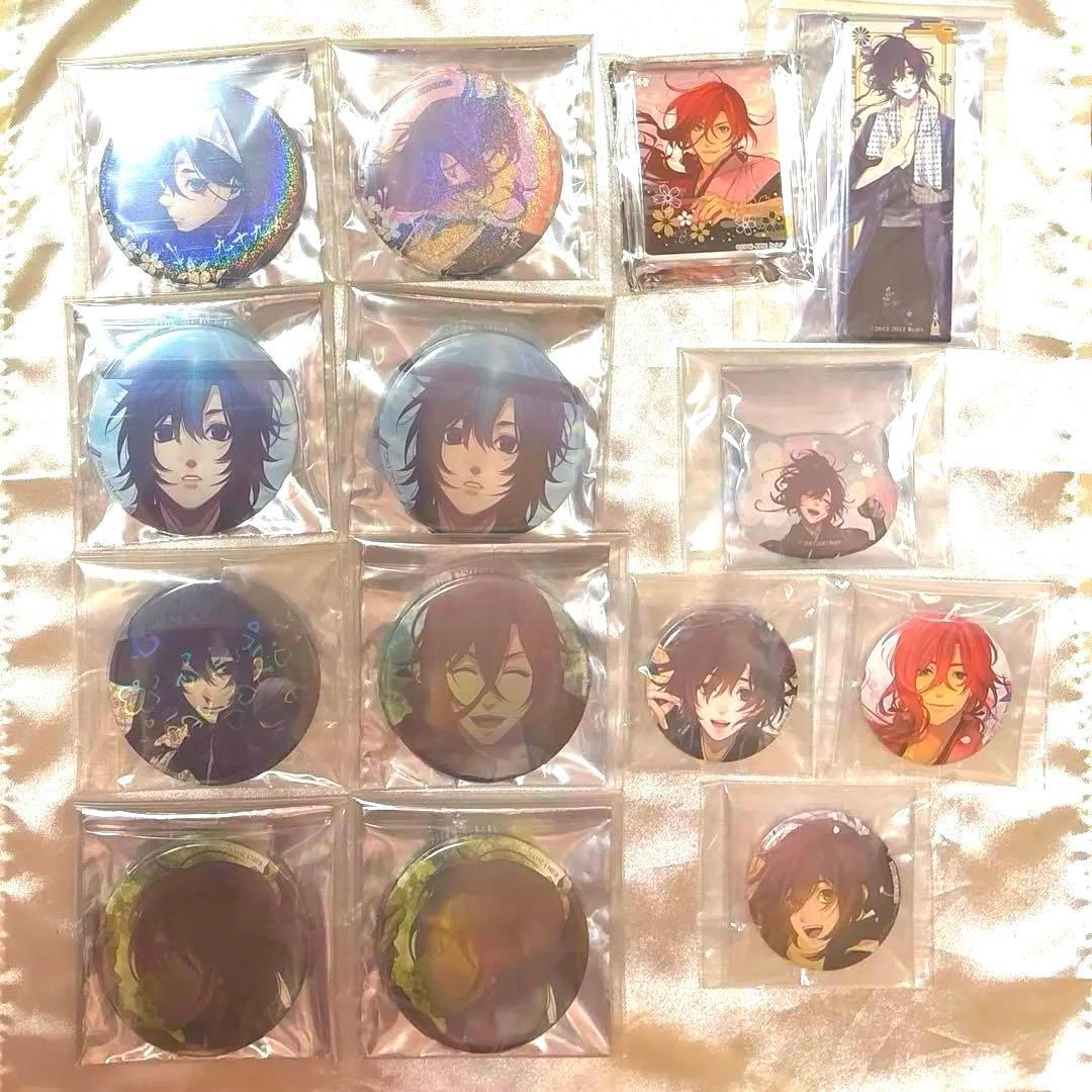 rejet リジェット　剣が君　けんきみ　九十九丸　縁　鈴懸　缶バッジ　セット