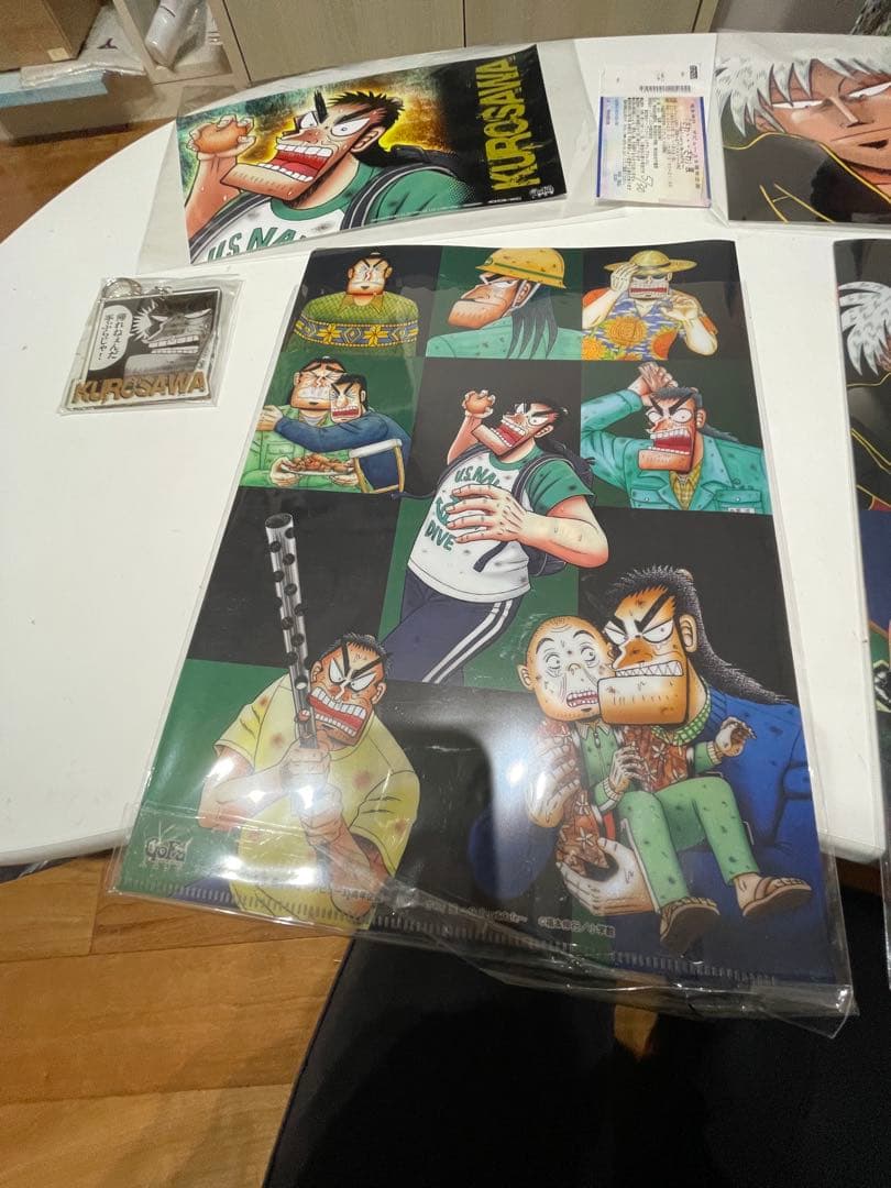 アカギ&黒沢セット　赤木しげる　2015年開催　ざわざわ展　チケット半券付