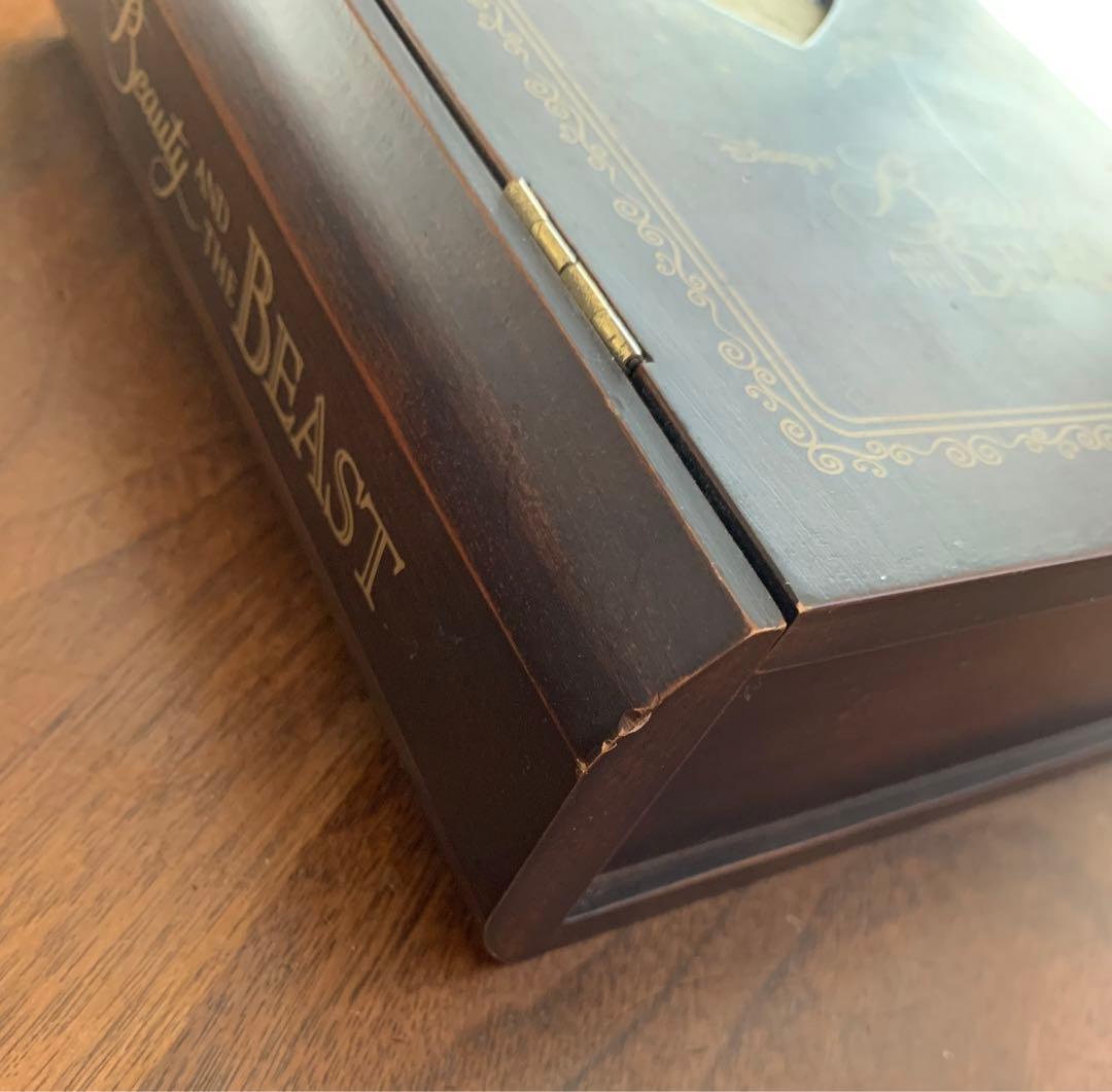 ディズニー 美女と野獣 ブック型 ジュエリーボックス