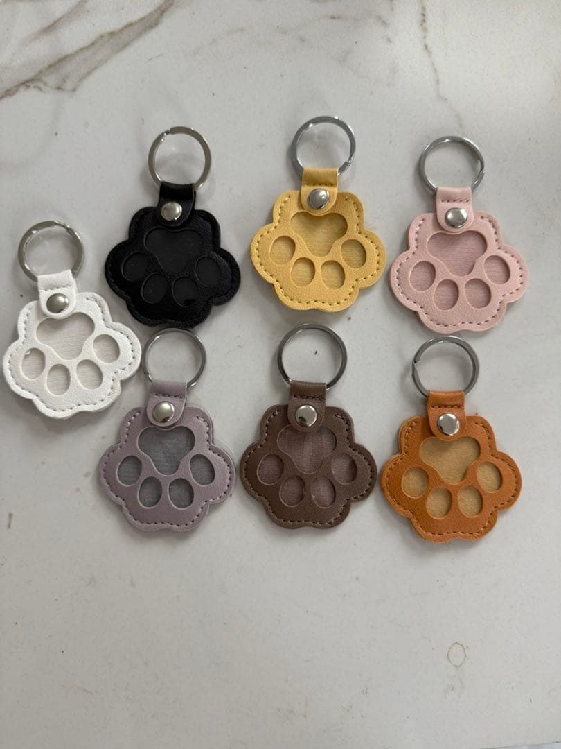 風專用 足跡型キーリング 38個