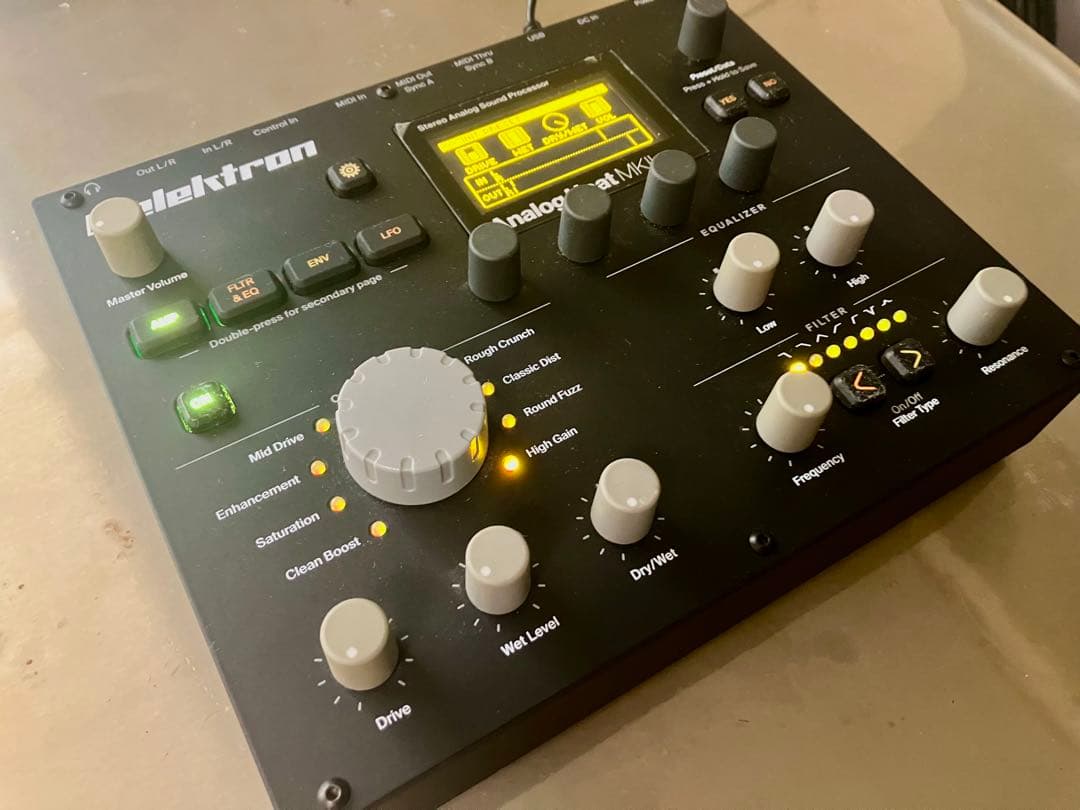 DTM・DAW Elektron Analog Heat MKII