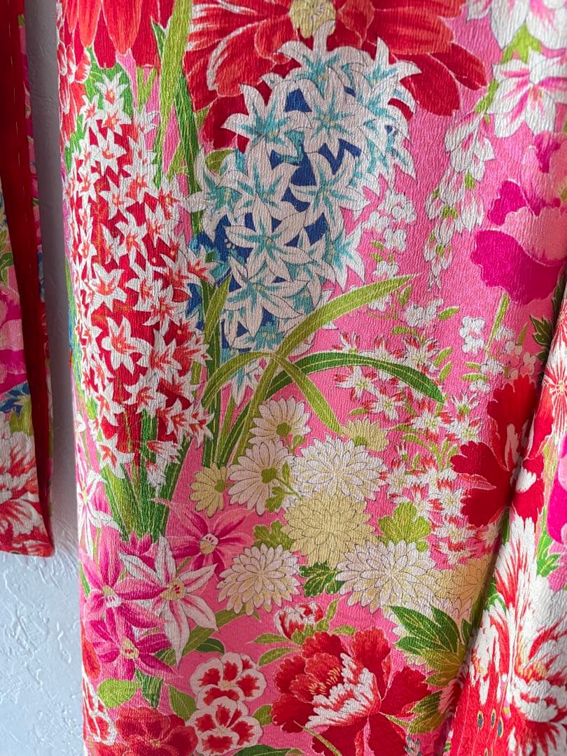 美品　アンティークお着物　7歳　七五三