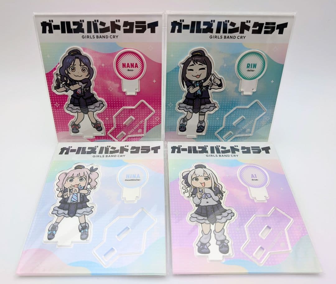 ガールズバンドクライ ダイヤモンドダスト 新品未開封 アクリルスタンド 全4種