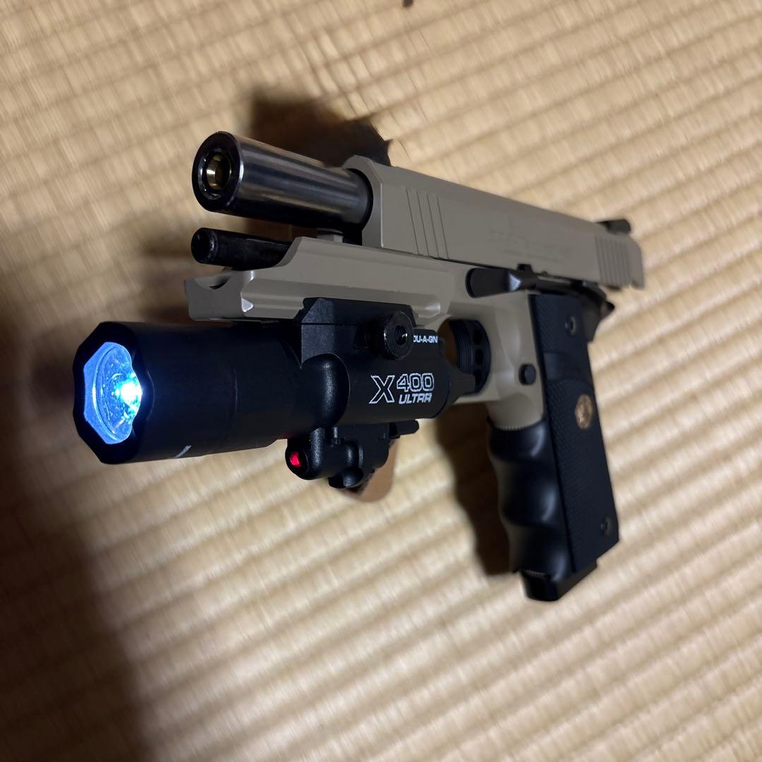 美品 東京マルイ ガスブローバック デザートウォーリア 外装カスタム 付属品多