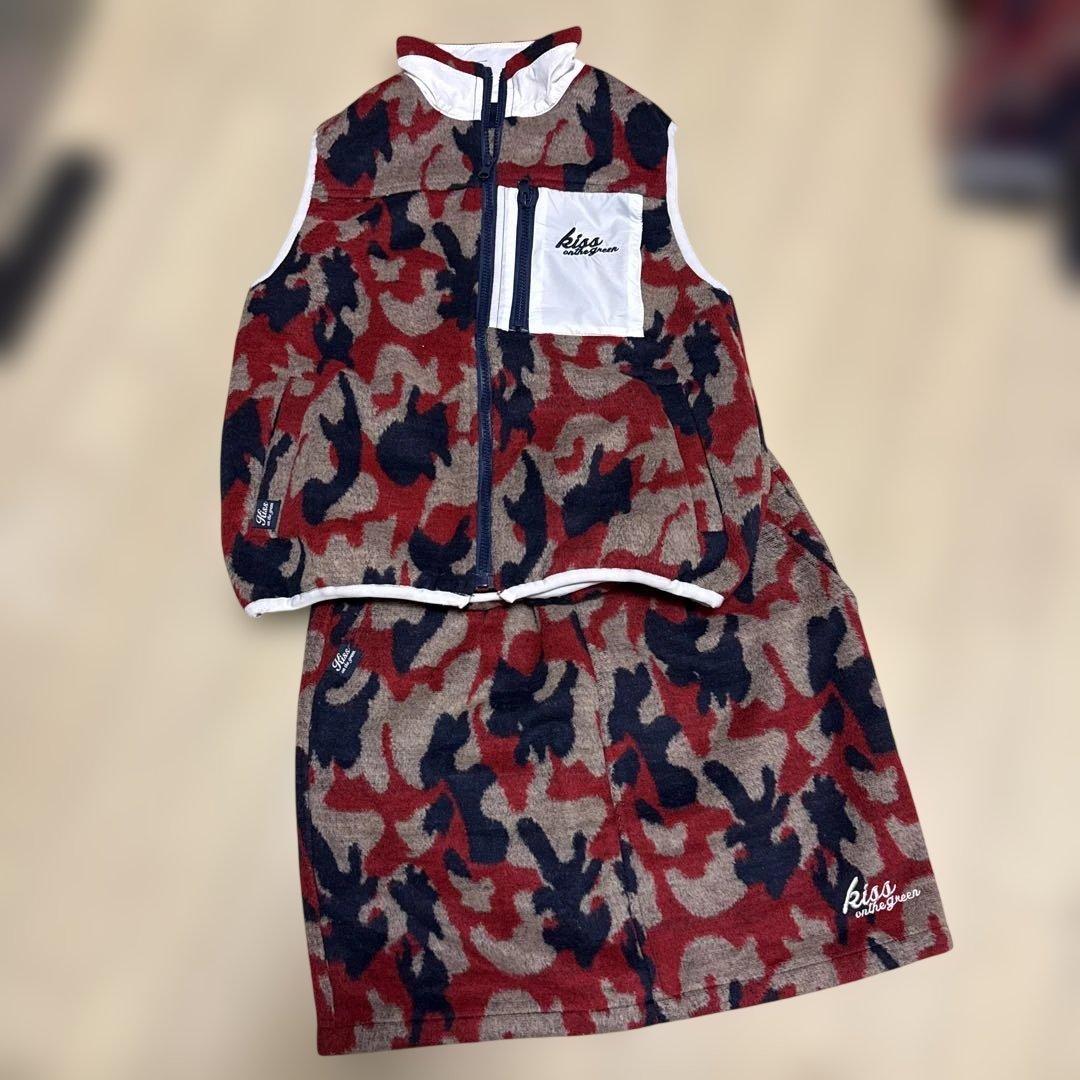 kiss on the green 迷彩柄 レディースウェア 3点セット