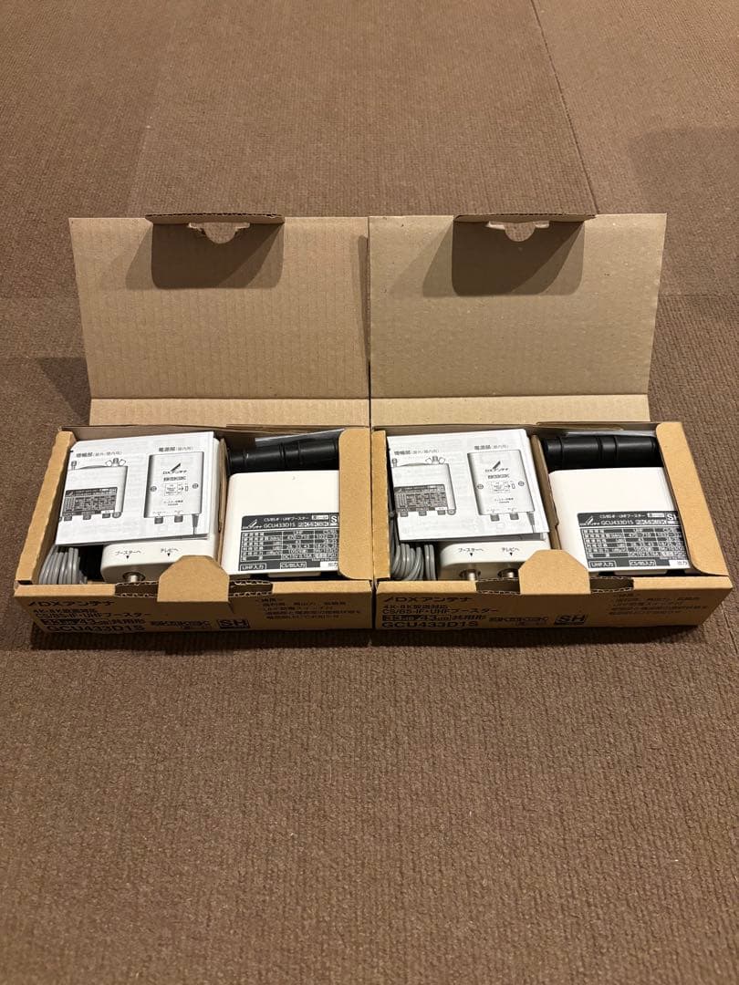 DXアンテナ UHFブースター GCU433D1S 2個セット