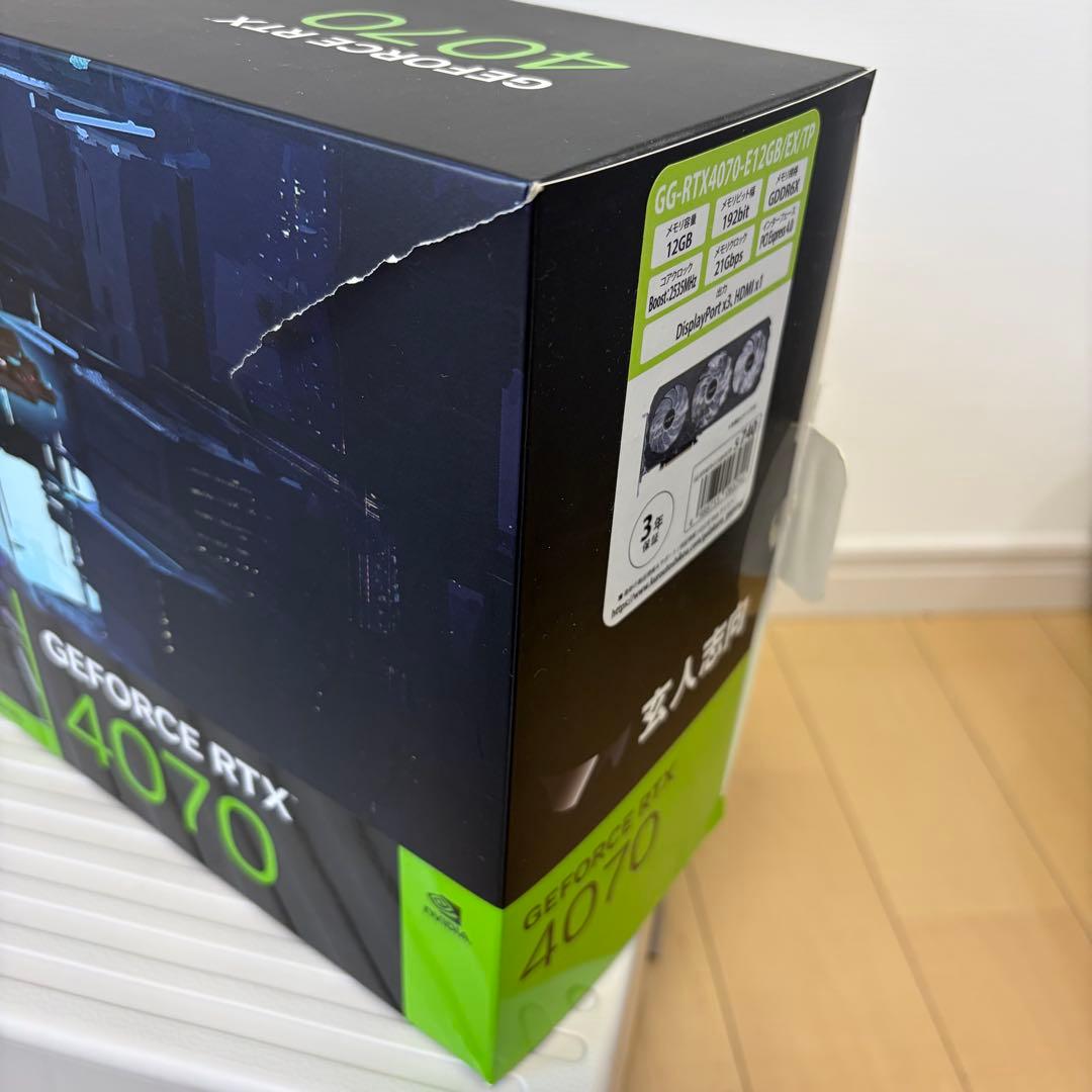 RTX4070 玄人志向 GALAKURO Nvidia GeForce