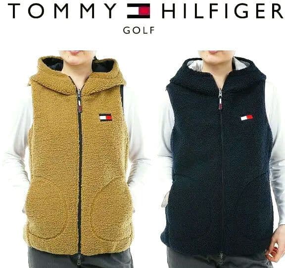   GOLF リバーシブルルボア フリースベスト