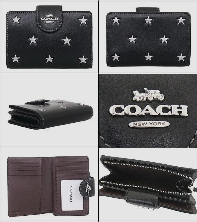 初売り　コーチ新作 二つ折財布 ★COACH★ スモール ジップ アラウンド
