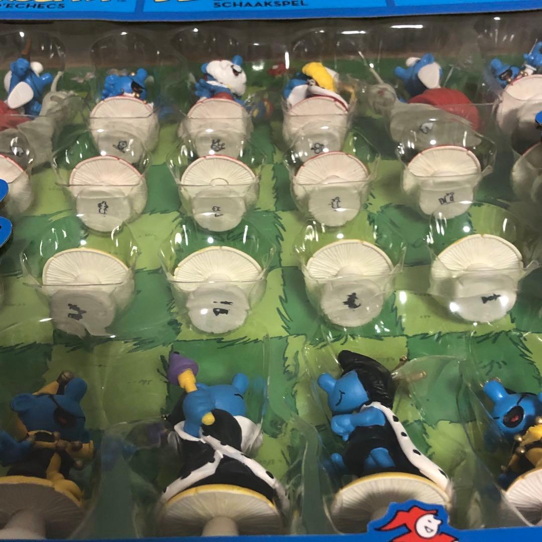 【未開封】Smurf スマーフ　チェスセット　フィギュア PLASTOY社製