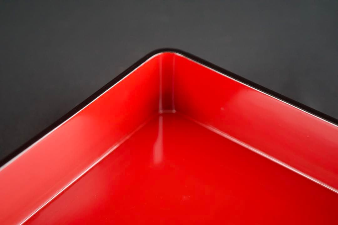 輪島塗 三段 重箱 共箱 漆器 未使用 美品