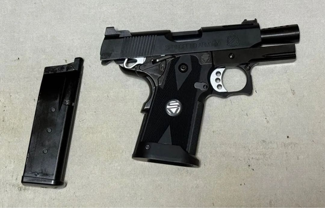 HW樹脂 WA スプリングフィールド V10 純正マガジン２本付き 訳有り美品