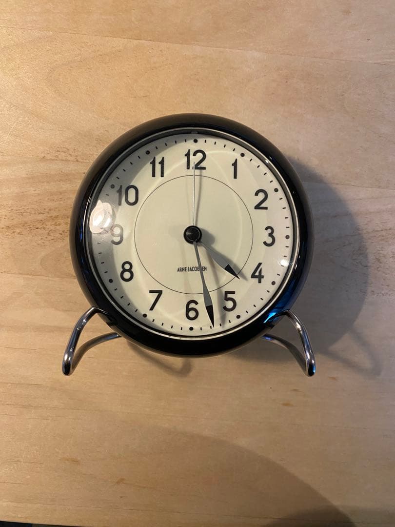 ARNE JACOBSEN アルネヤコブセン テーブルクロック ブラック