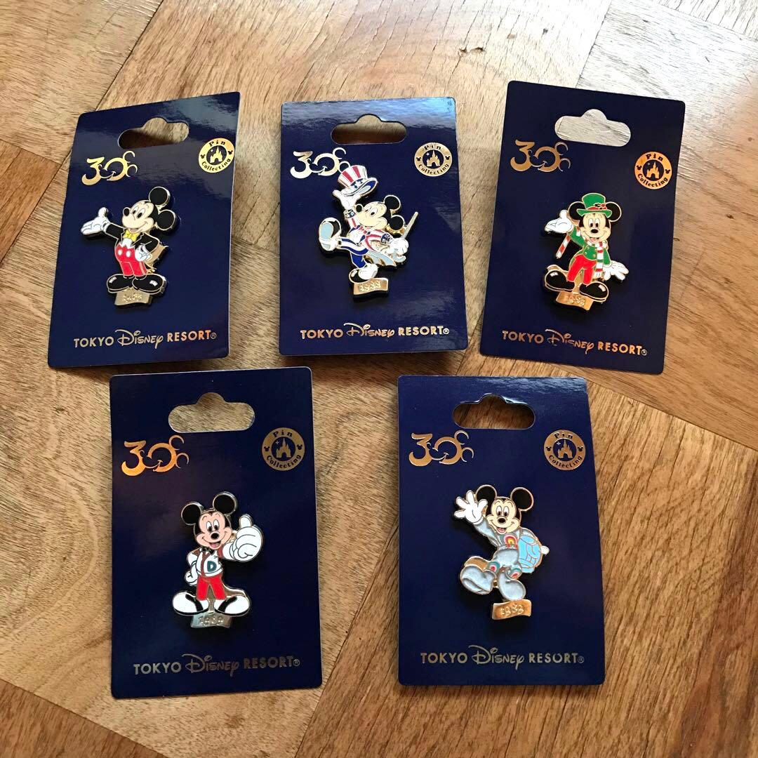ピンバッジフレーム ピンバッジセット 東京ディズニーリゾート３０周年 匿名配送