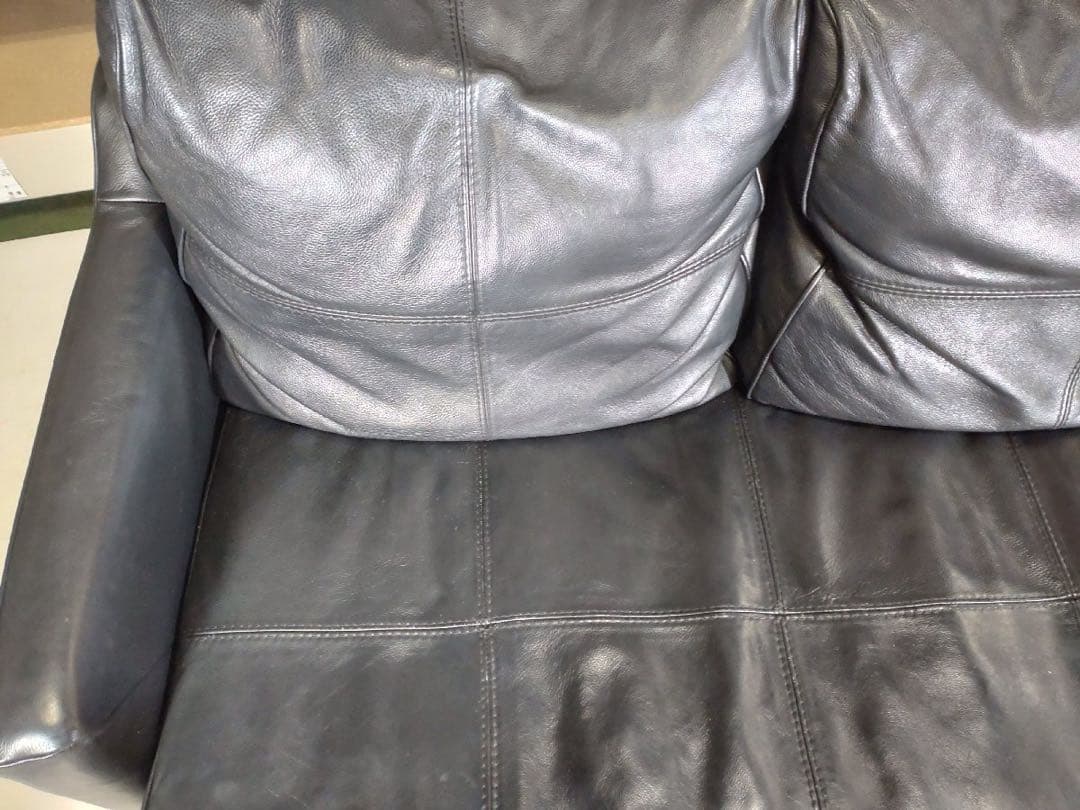 KEYUKA ケユカ 3人掛けソファ& オットマン付 レザー