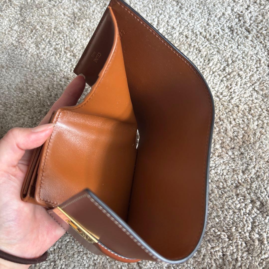 CELINE セリーヌ 三つ折り財布 セーズ