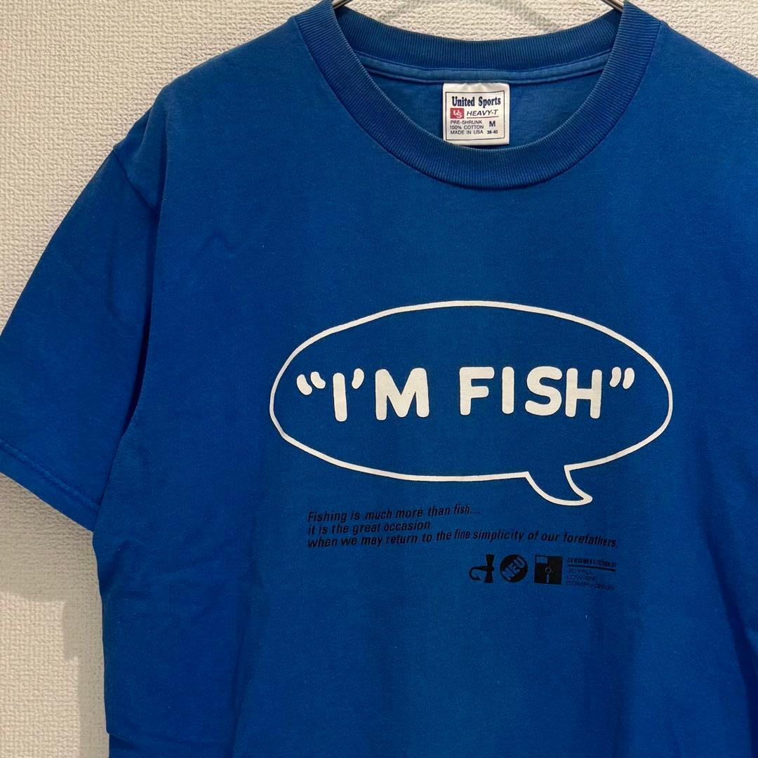 【当時物】 fishmans フィッシュマンズ Tシャツ ブルー M